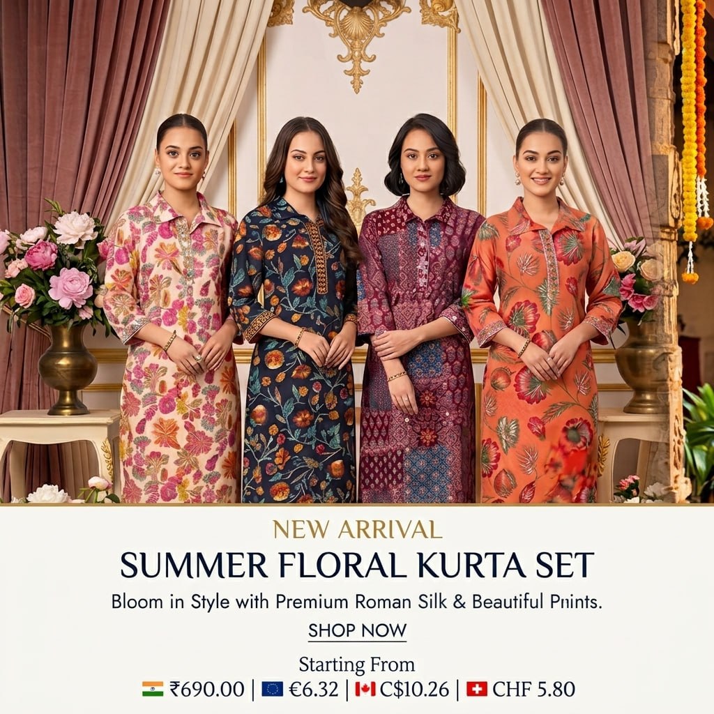 Floral Kurta Set