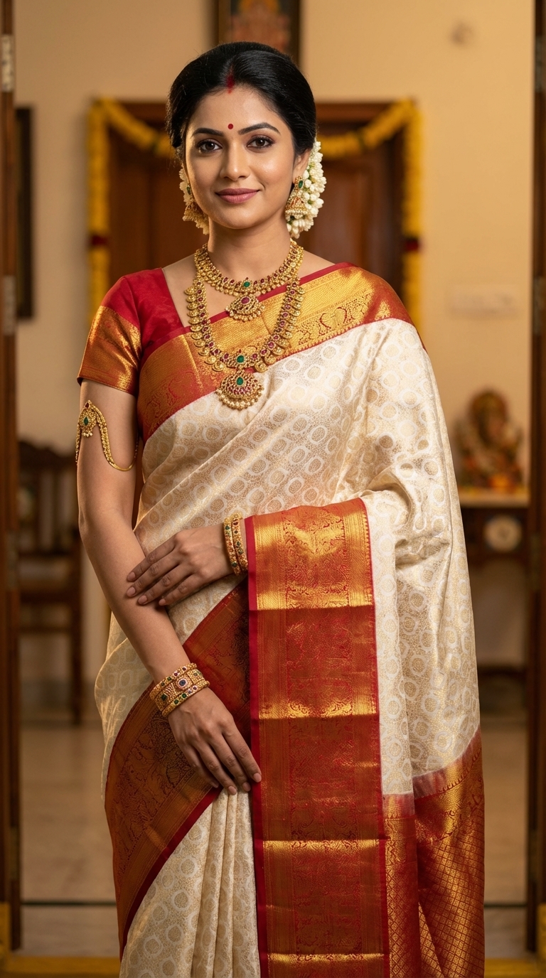 Daisy Kanchipuram Silk Sarees