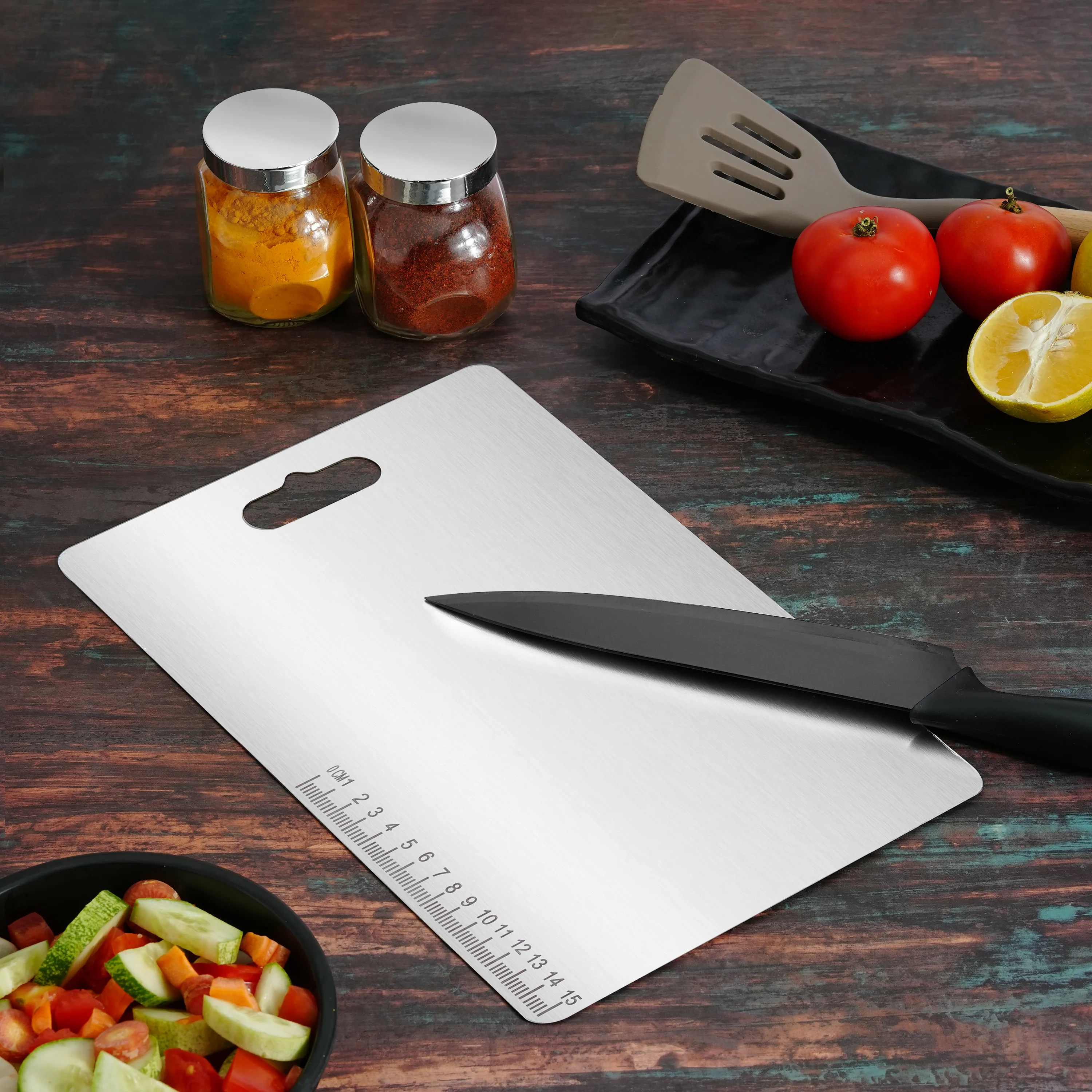 Apex Stainless Steel Chopping Board