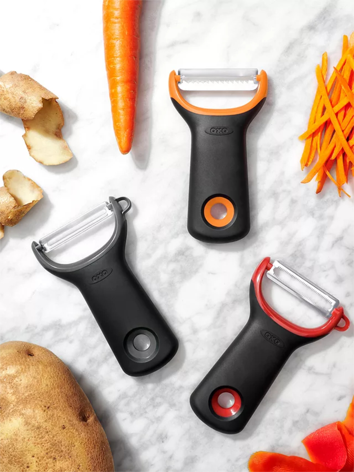 OXO Good Grips 3 Piece Assorted Prep Y-Peeler Set