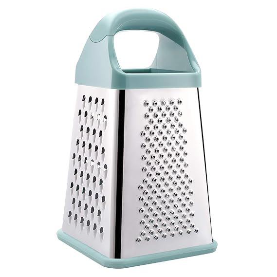 Professional Box Grater, 4 side Stainless Steel Grater