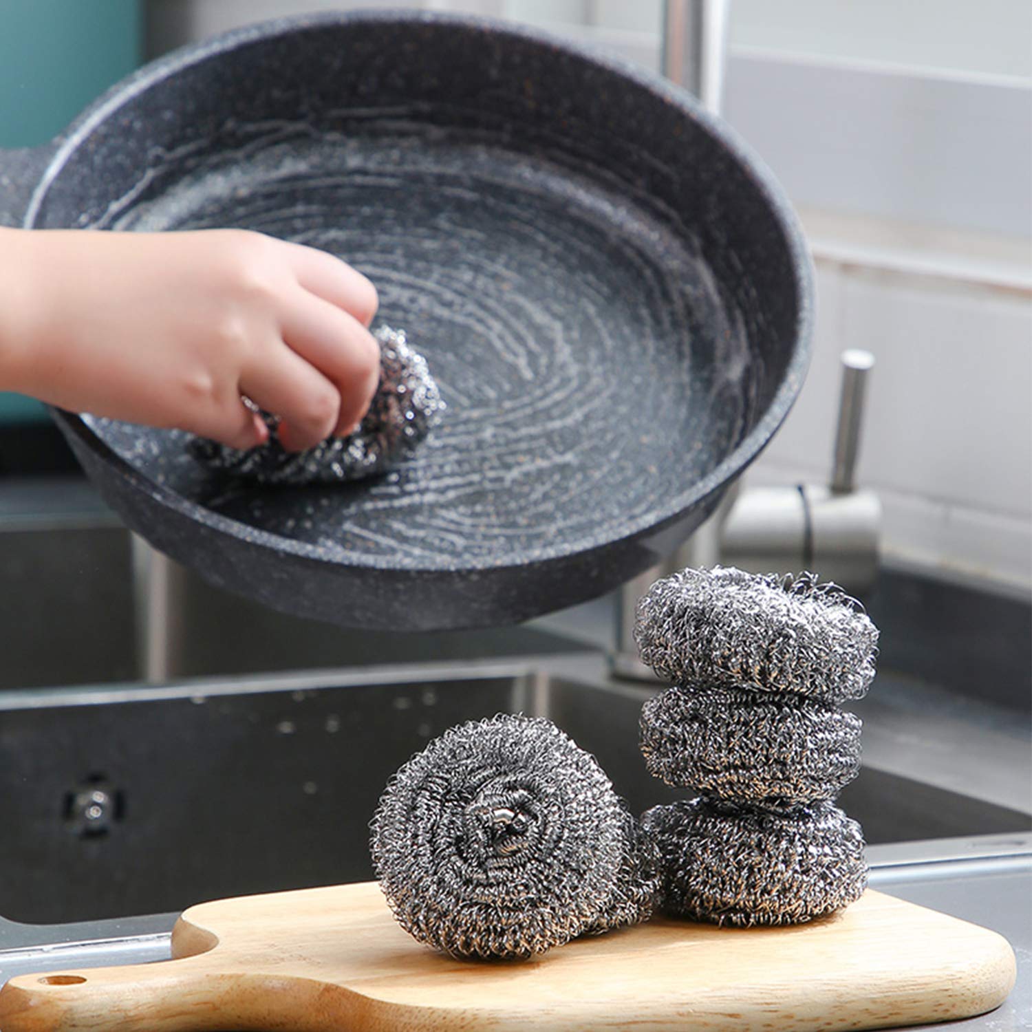 Stainless Steel Helper Scrubber