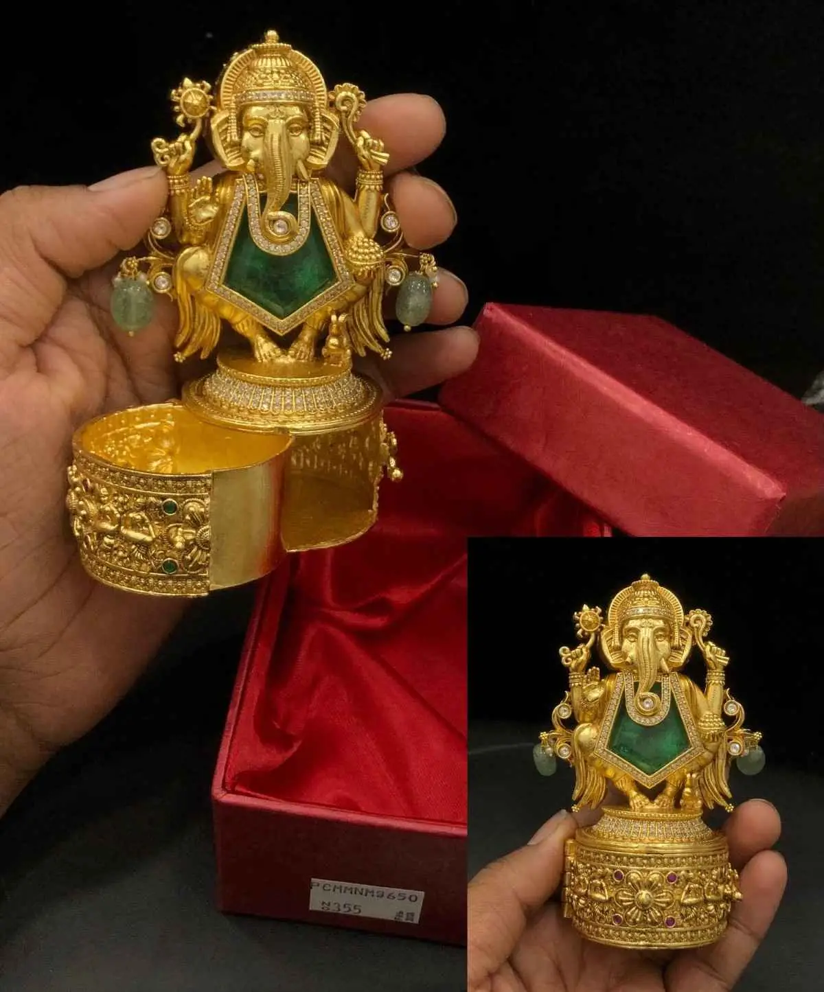 Shri Vinayagar Design Kumkum Box