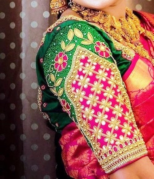 Bridal Aari Work Designer Blouse Hand Work Design