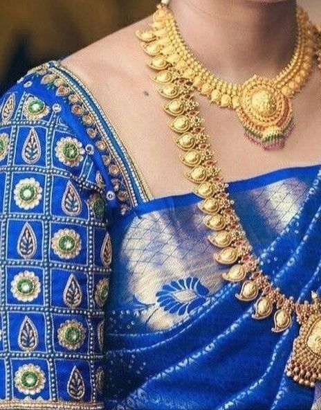 Silk Aari Work Blouse