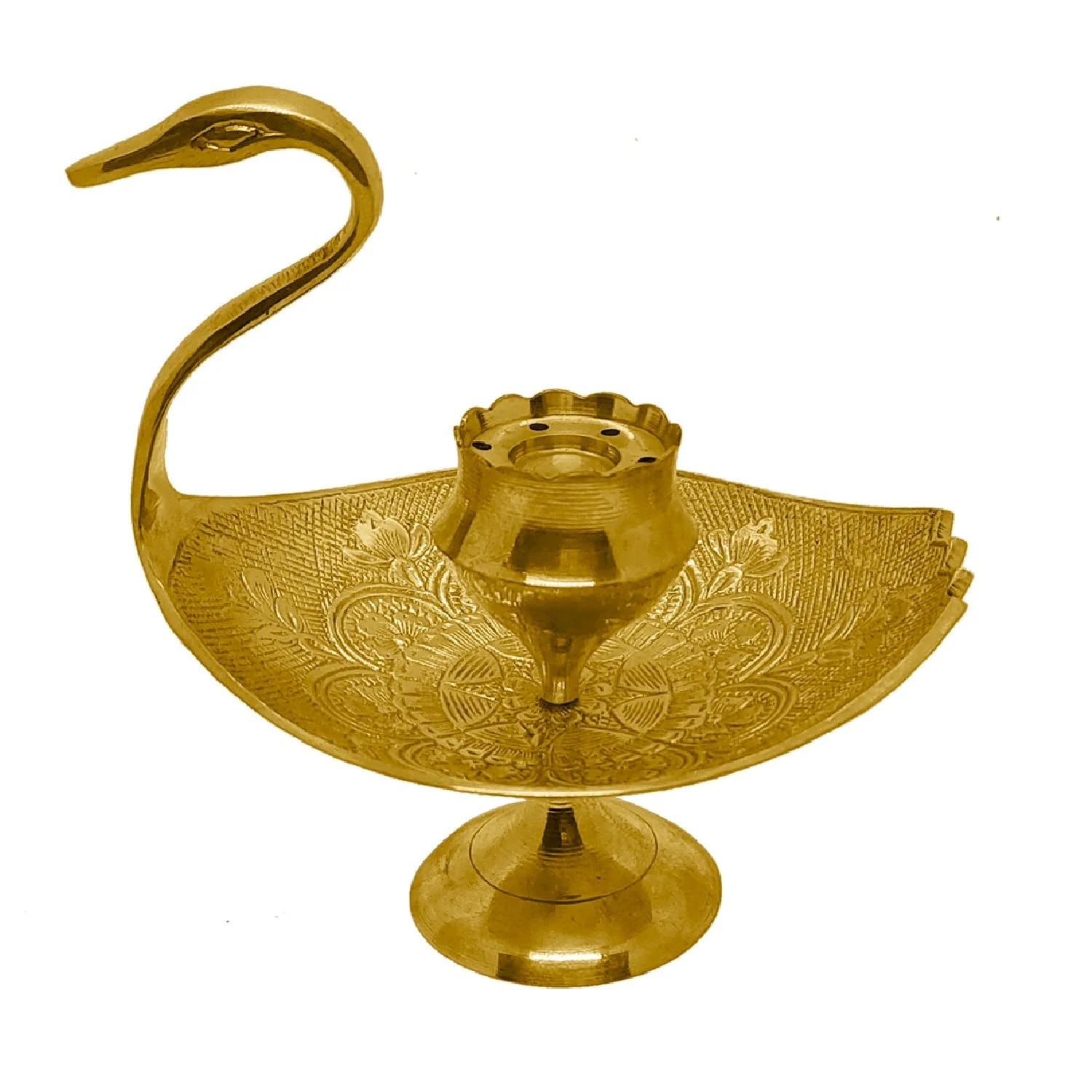 Pure Brass Swan Agarbatti Stick Stand