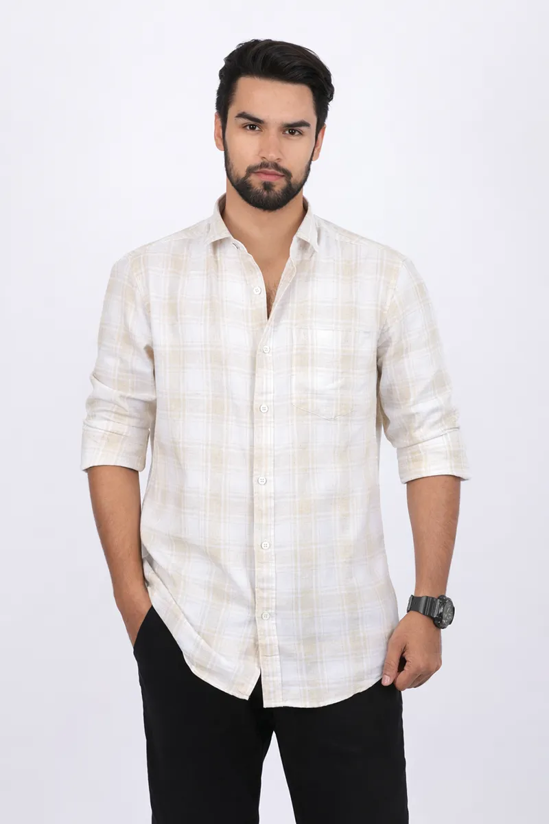 Cotton Checked Casual Shirts for Men