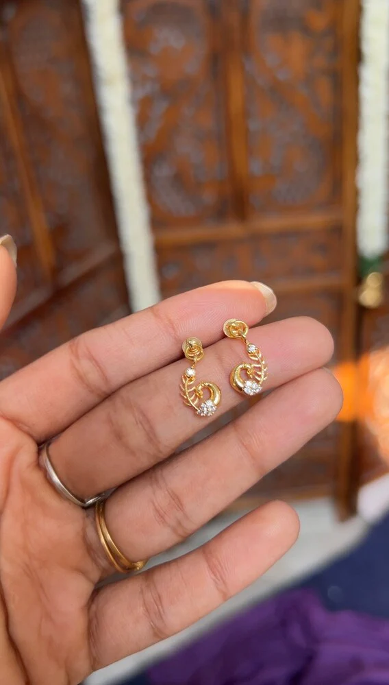 Bugadi Earrings - Peacock