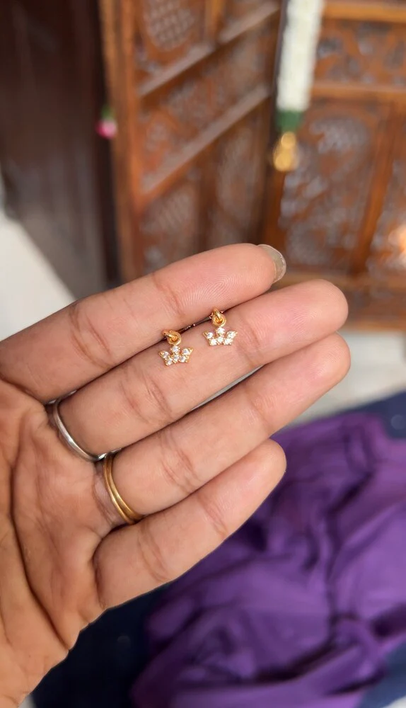 Bugadi Earrings - Crown