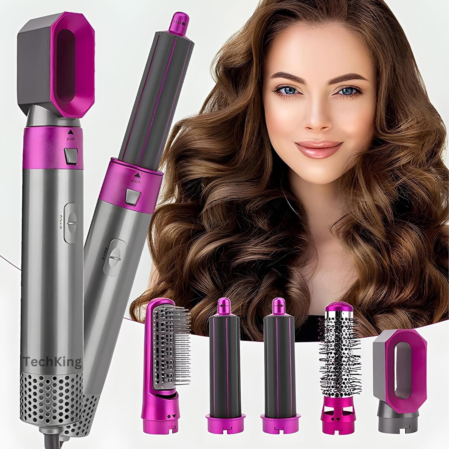 5 in 1 Air Brush Hair Dryer & Volumizer, Multifunctional Hair Styler Tool for Women