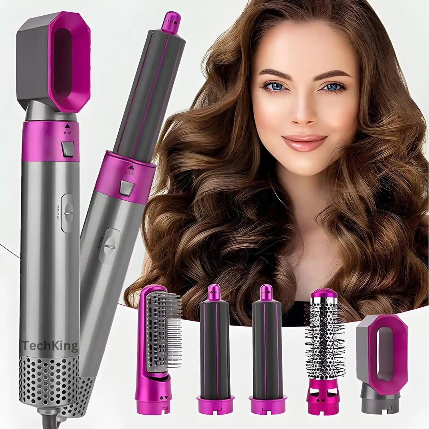 5 in 1 Air Brush Hair Dryer & Volumizer, Multifunctional Hair Styler Tool for Women
