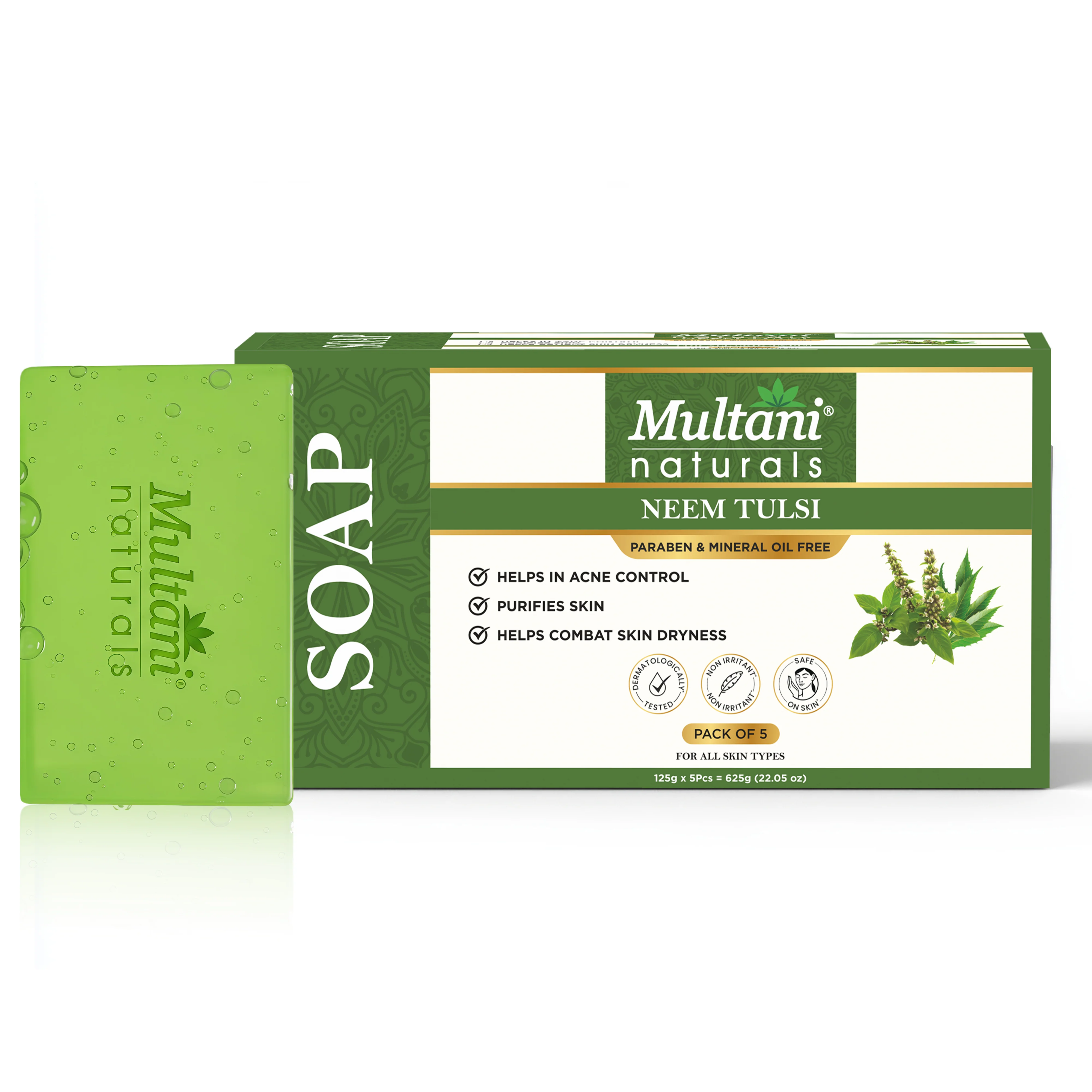 Multani Naturals Neem Tulsi Soap