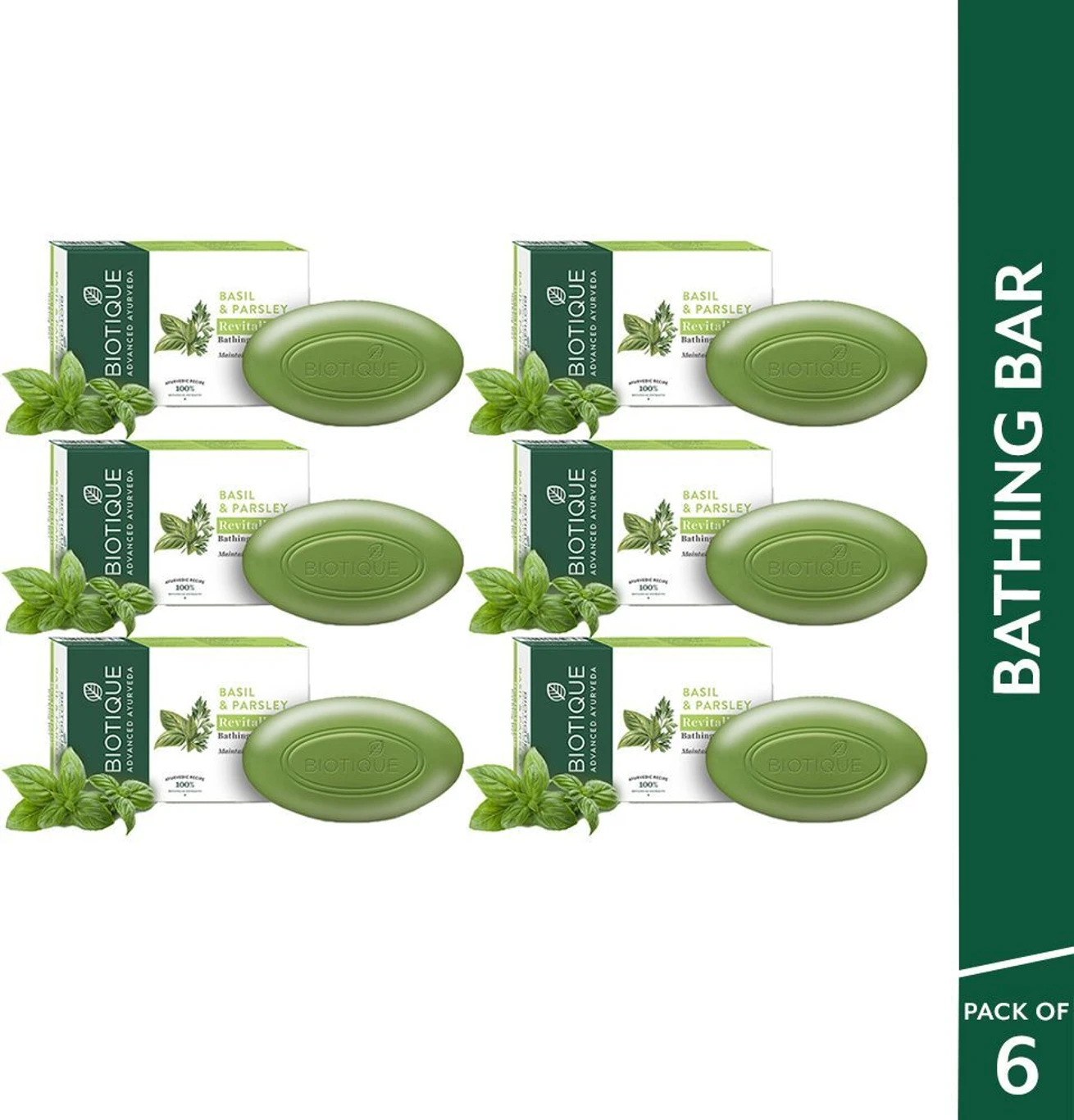 Biotique Basil & Parsley Revitalizing Bathing Bar Soap