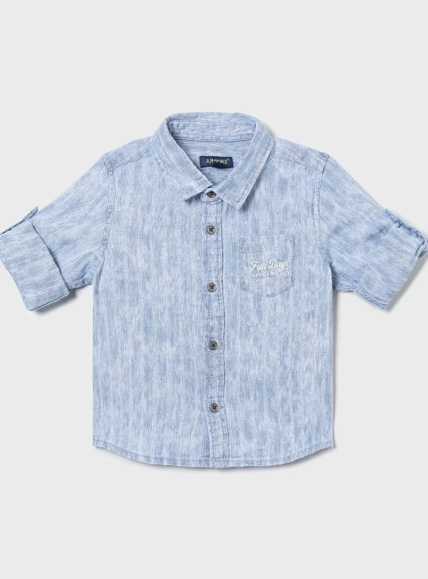 JUNIORS Boys Striped Shirt