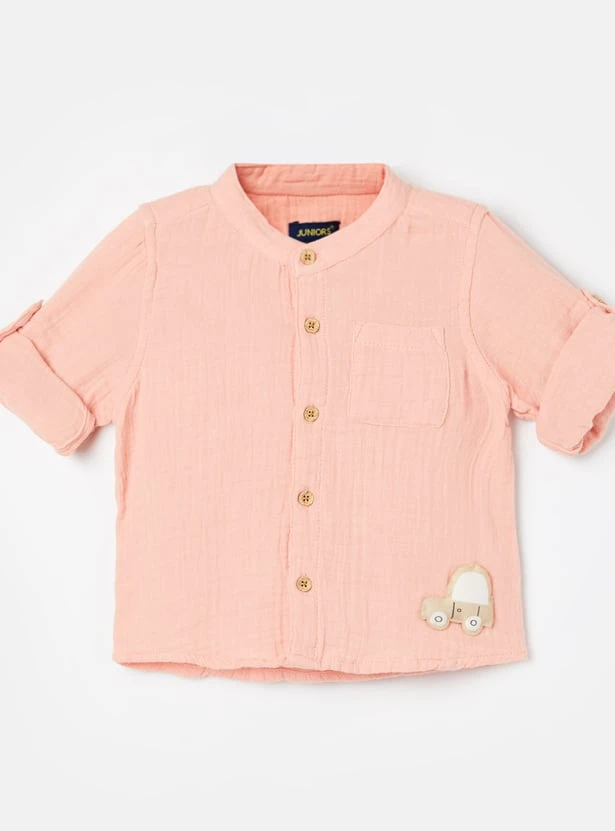 JUNIORS Boys Appliqued Shirt