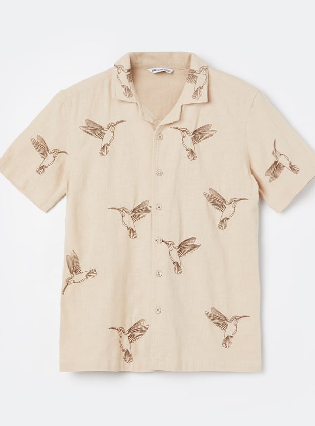 FAME FOREVER Boys Printed Shirt