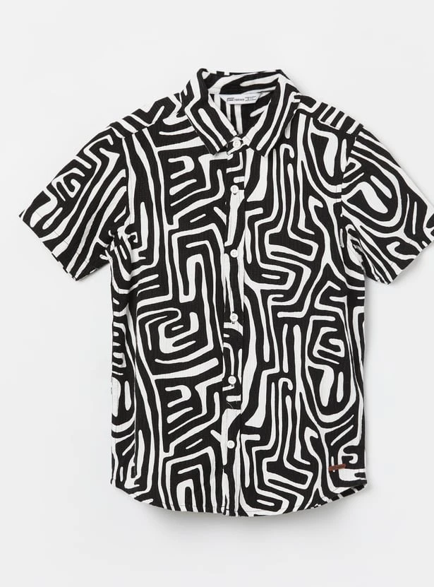 FAME FOREVER Boys Printed Shir