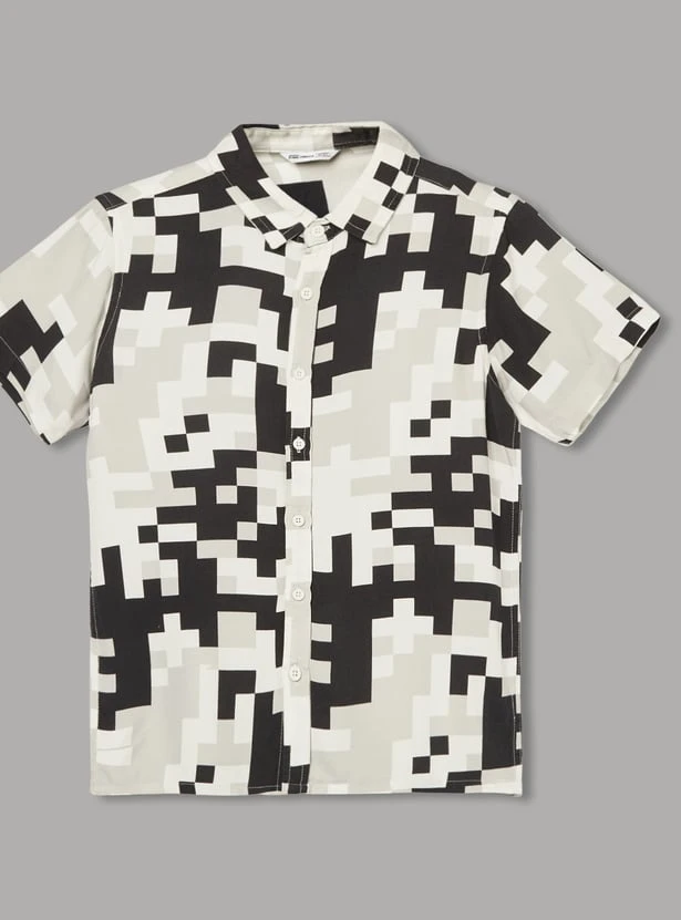 FAME FOREVER Boys Printed Shirt