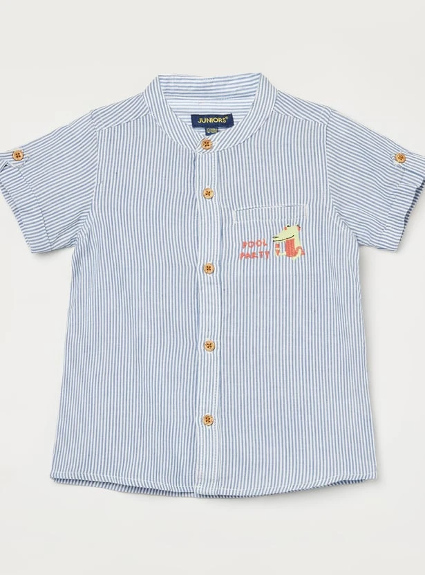 JUNIORS Boys Striped Shirt