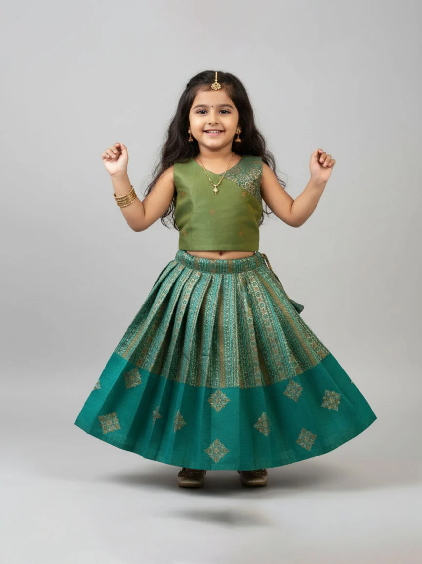 Sage Green Designer Minipattu