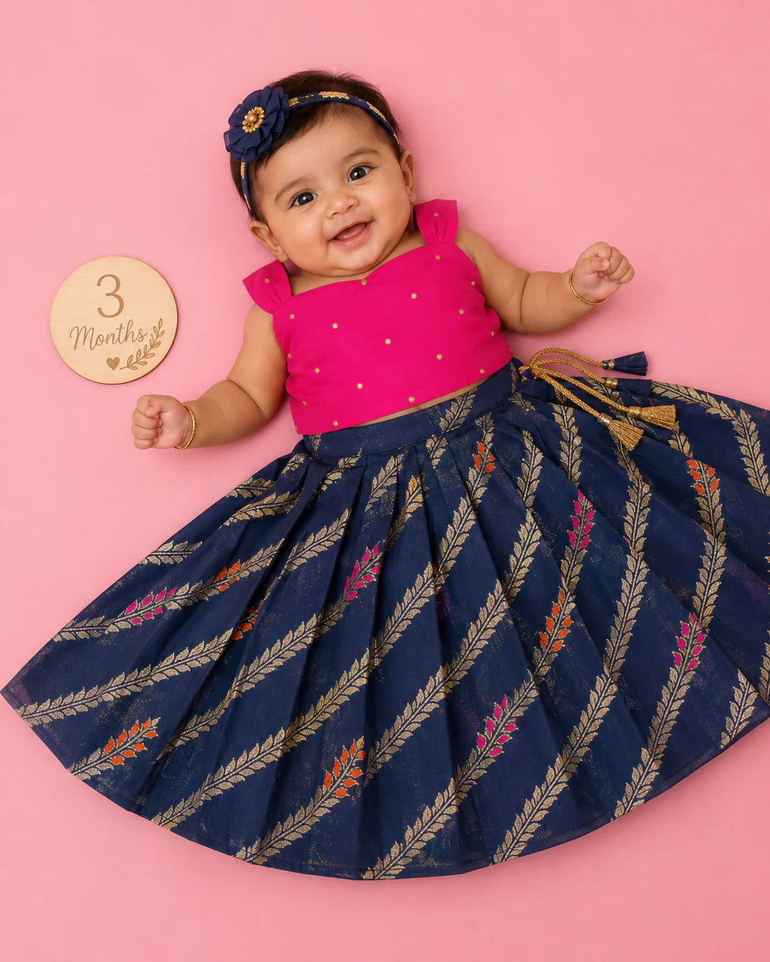 NB Sahana Blue Minipattu
