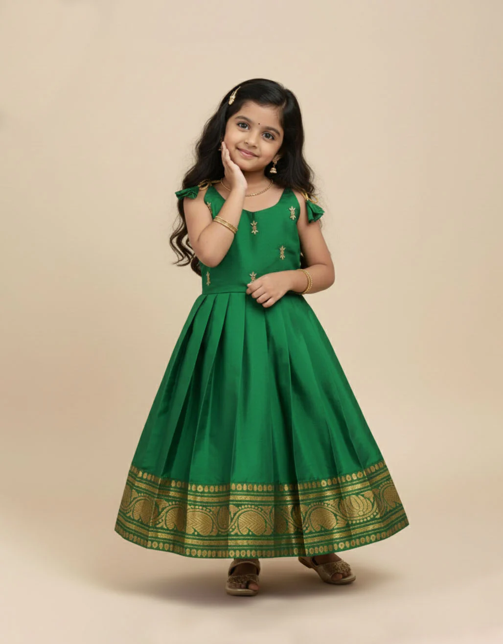 Green Butta Frock