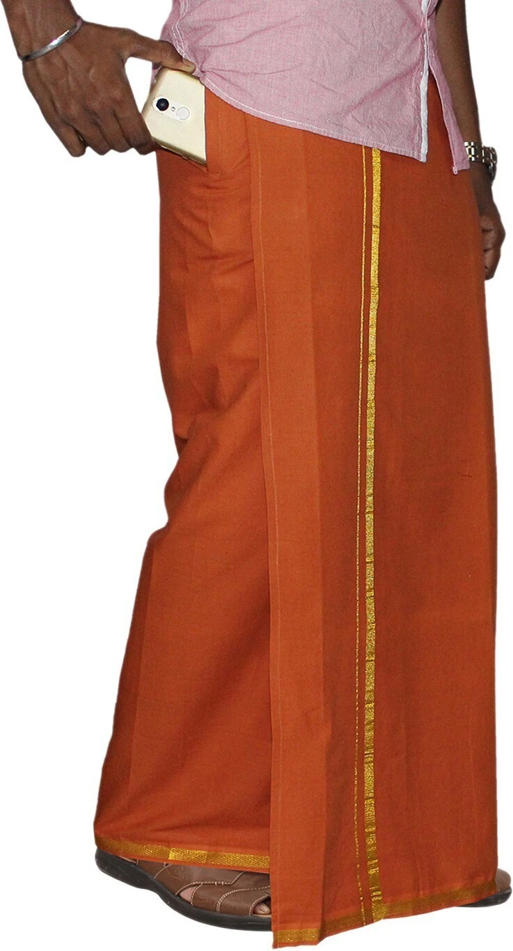 Traditional Kaavi Border Veshti
