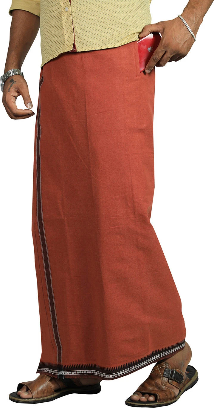 Premium Kaavi Veshti Set