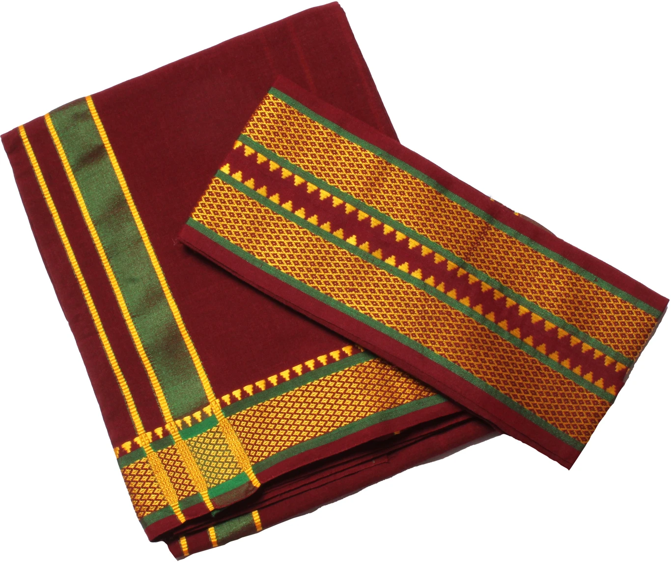Classic South Style Kaavi Veshti
