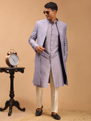 Traditional Silk Kurta Set