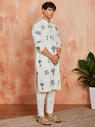 Elegant Pastel Kurta Set