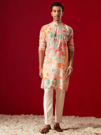 Casual Linen Kurta Set