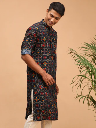 Printed Casual Kurta Set