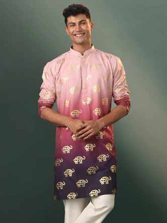 Mirror Work Festive Kurta Set