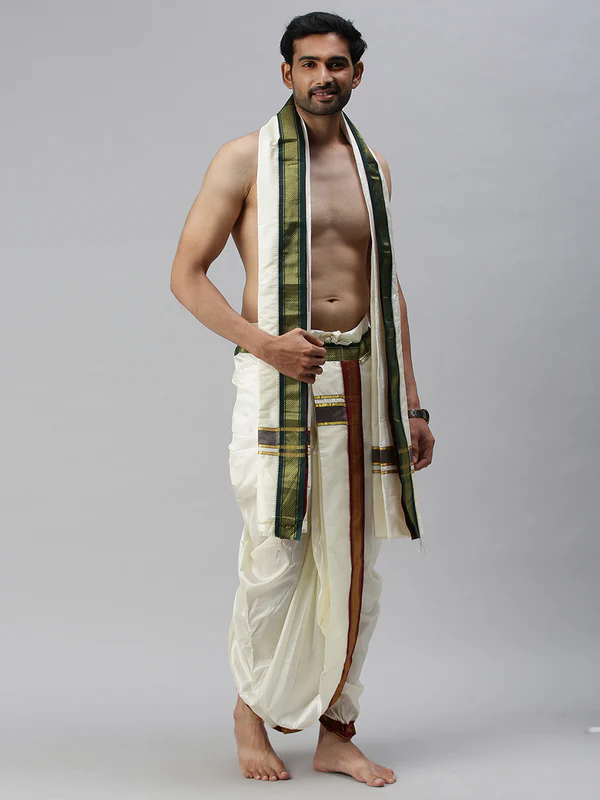 Handwoven Panchakacham Dhoti
