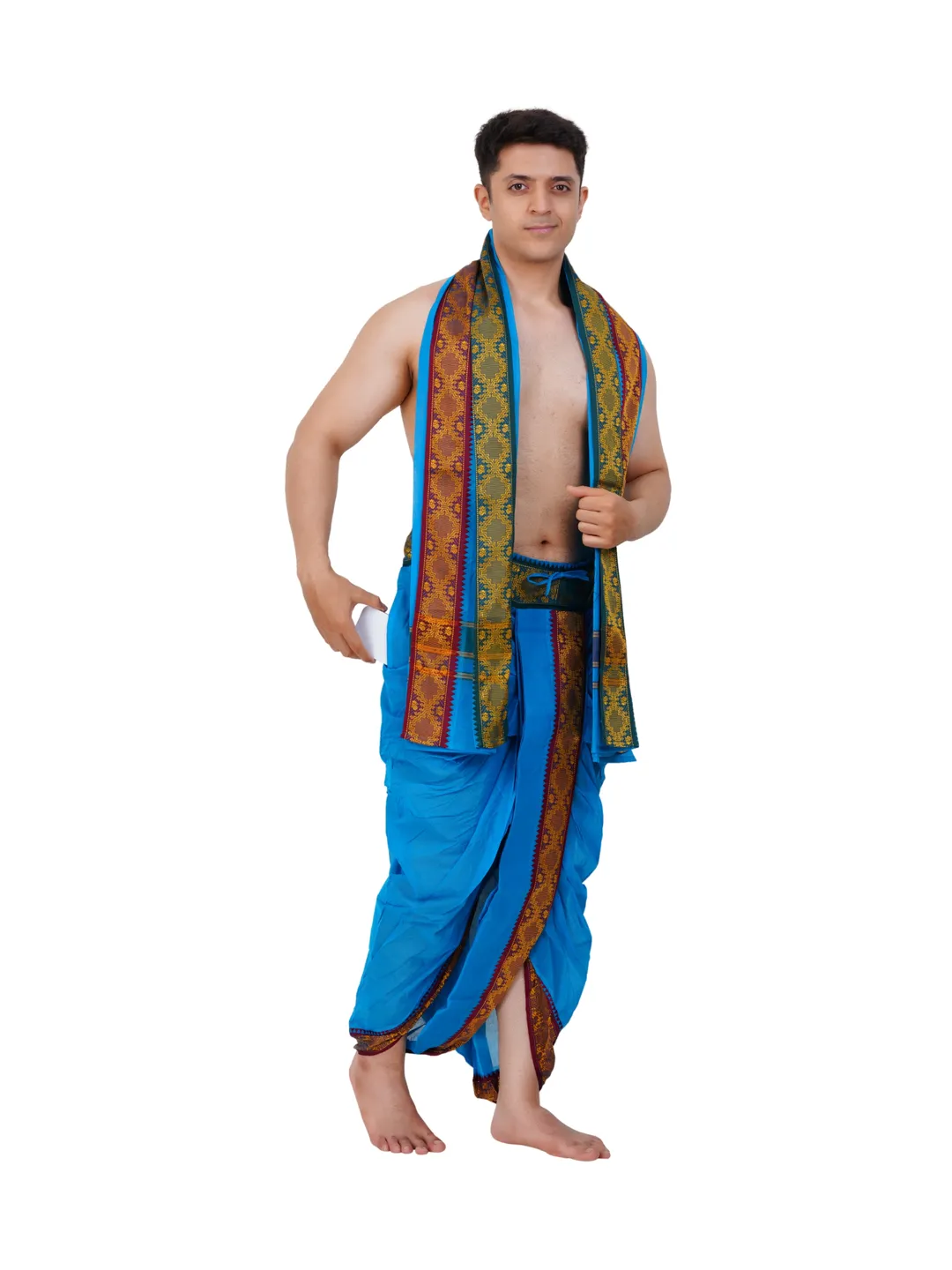 Gold Border Panchakacham Dhoti