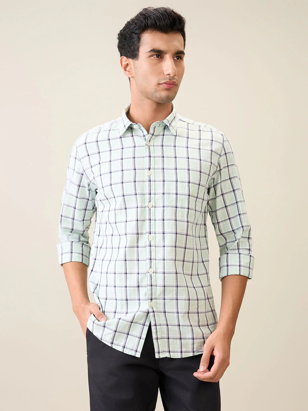 Smart Fit Checked Shirt