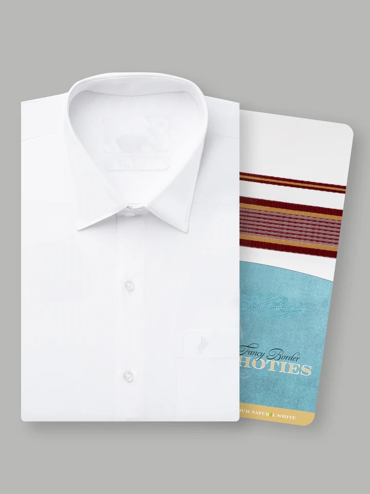 Lightweight Cotton Dhoti Set