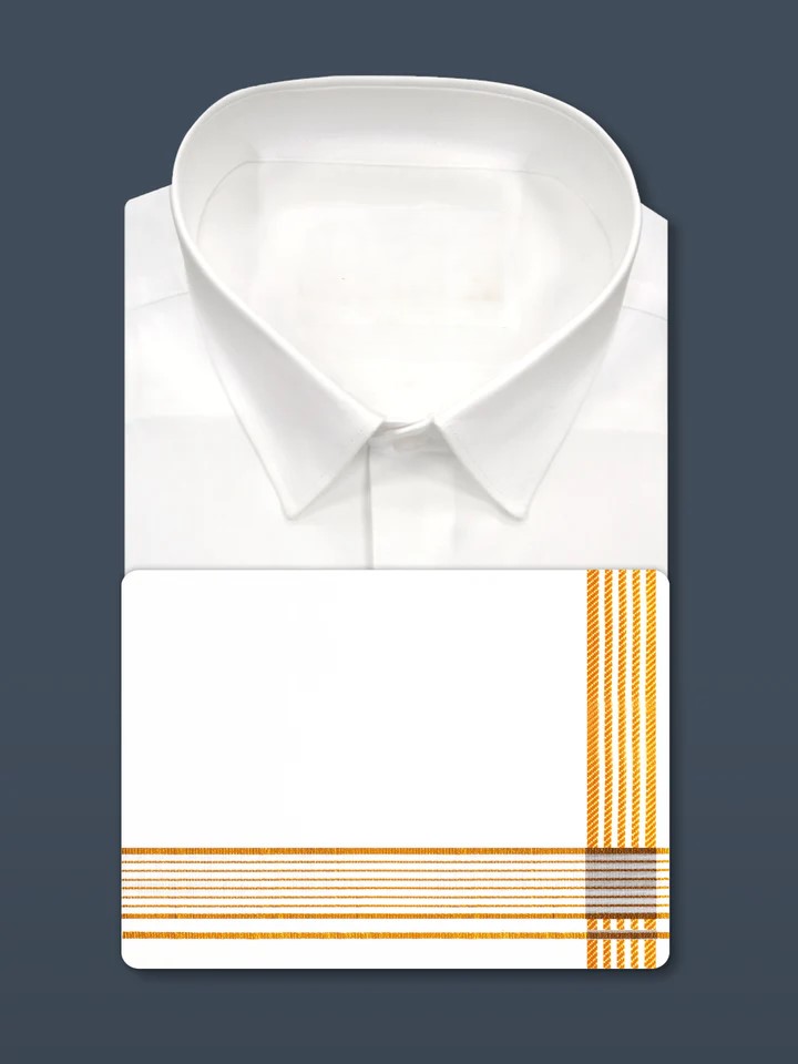 Traditional Border Veshti Set