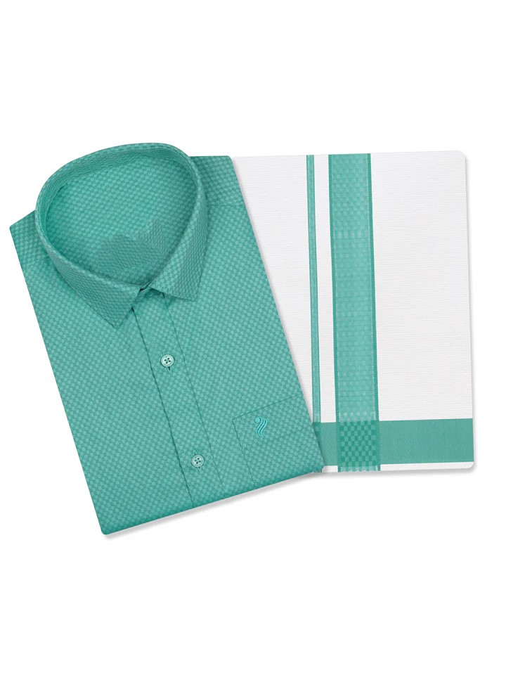 Elegant Festive Dhoti Shirt Set