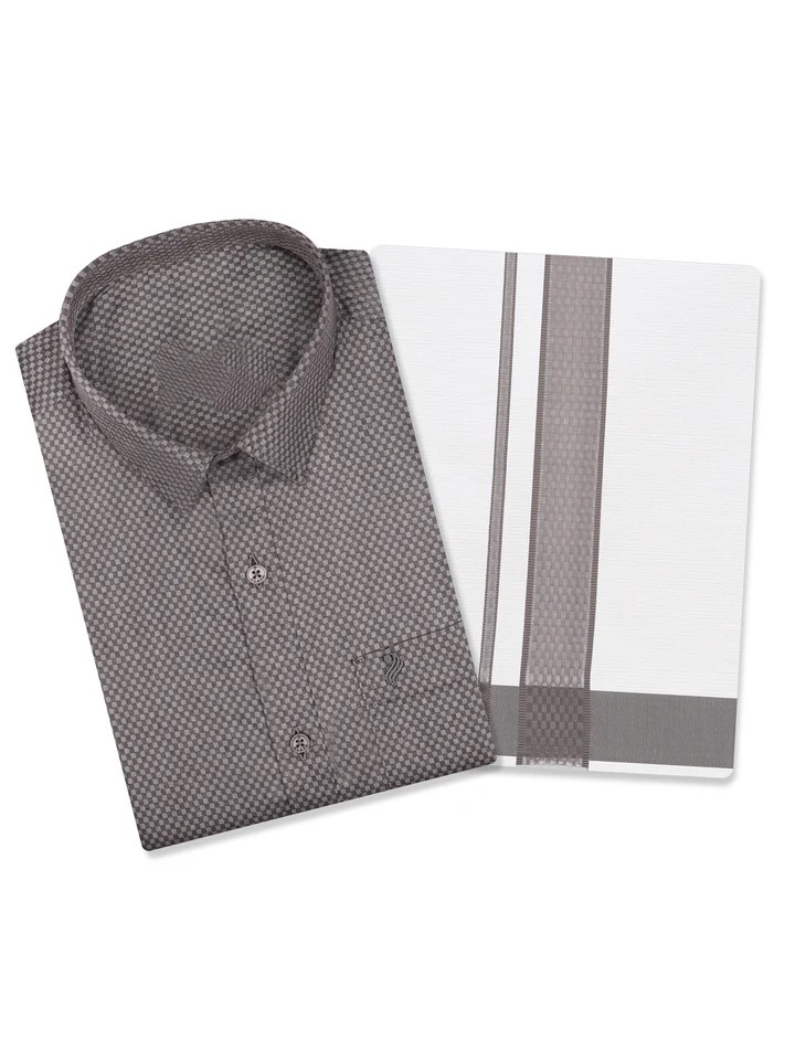 Festive Ready Dhoti Shirt Set