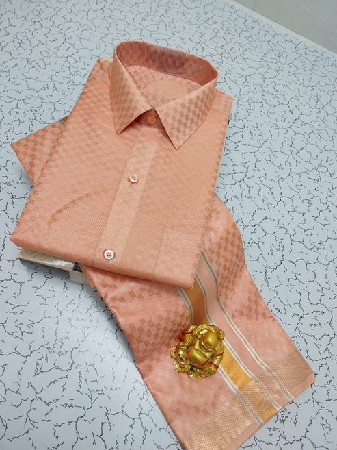 Elegant Wedding Veshti Set
