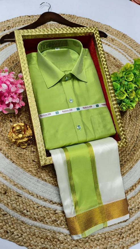 Classic South Style Dhoti Set