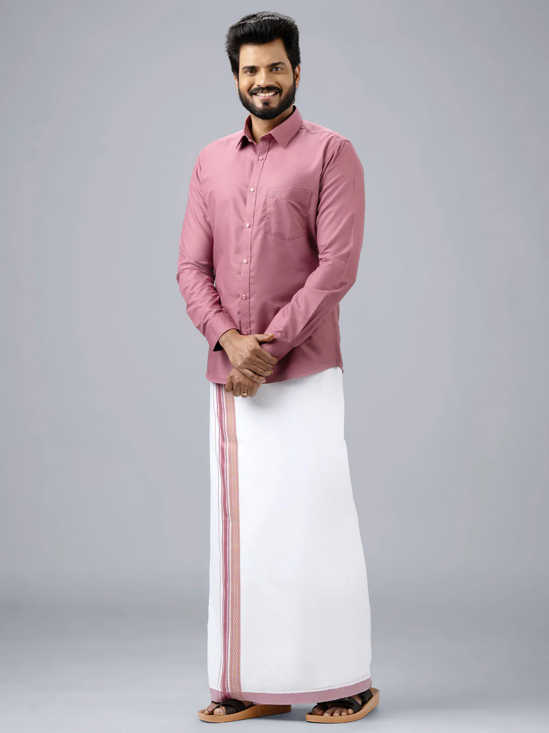 Royal Look Dhoti Shirt Set