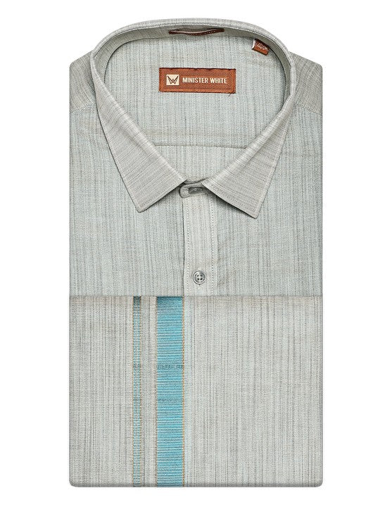 South Indian Premium Veshti Shirt Set