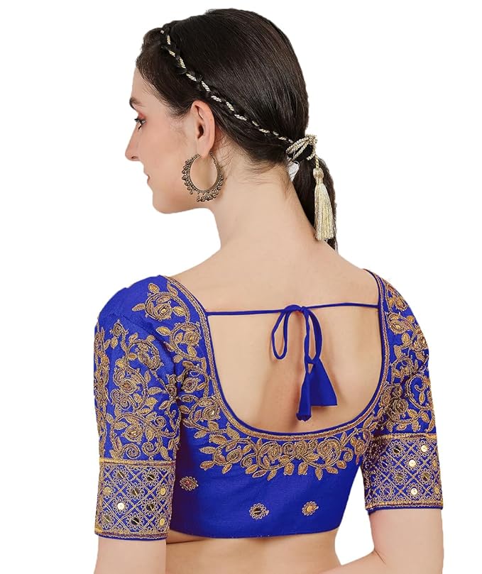 Premium Silk Aari Work Blouse