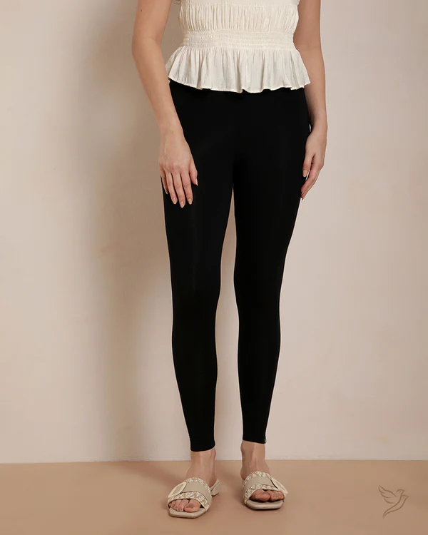 Bamboo Modal Ankle Legging Black