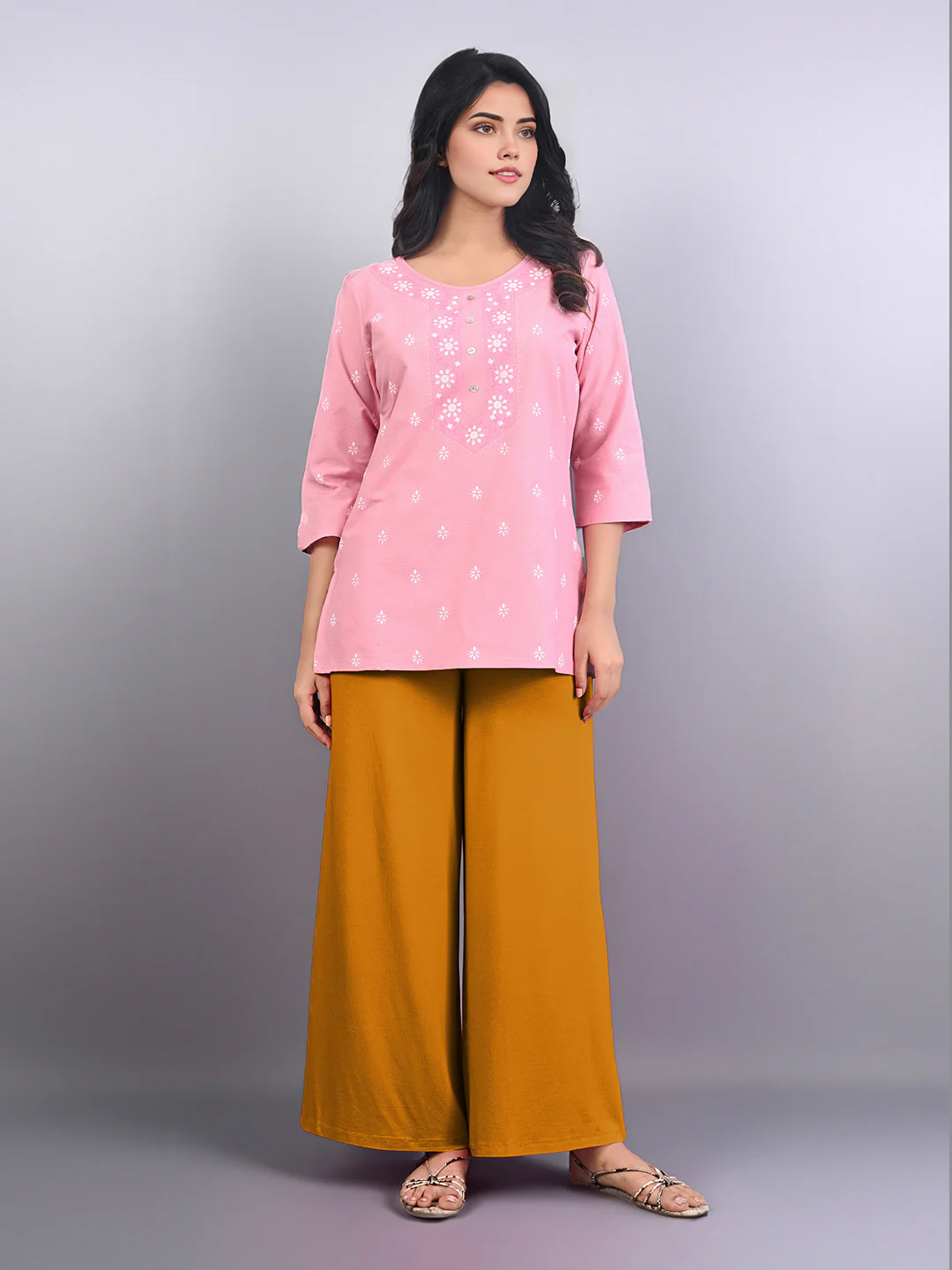 Straight Cut Lace Palazzo
