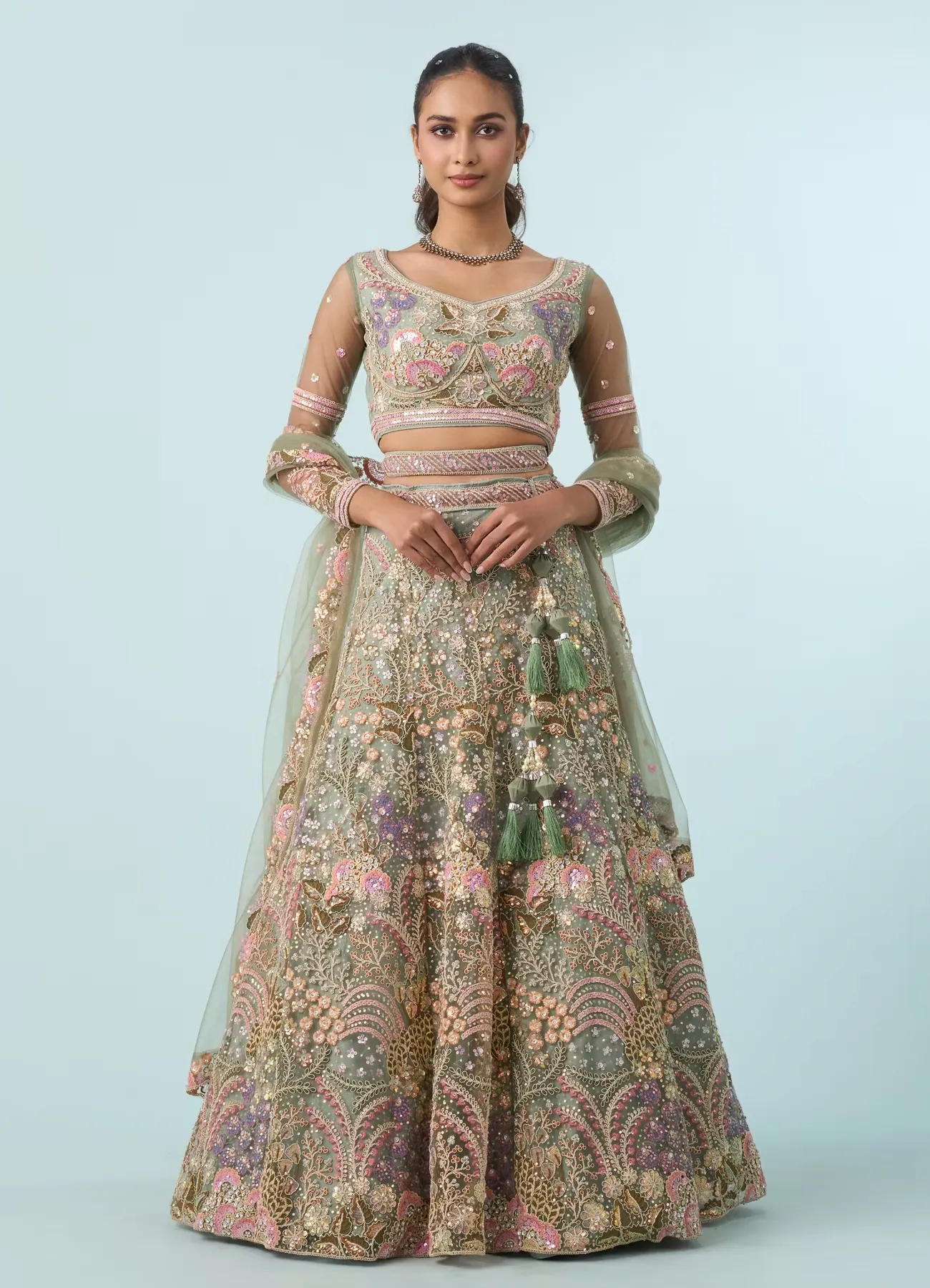Emerald Bliss Lehenga
