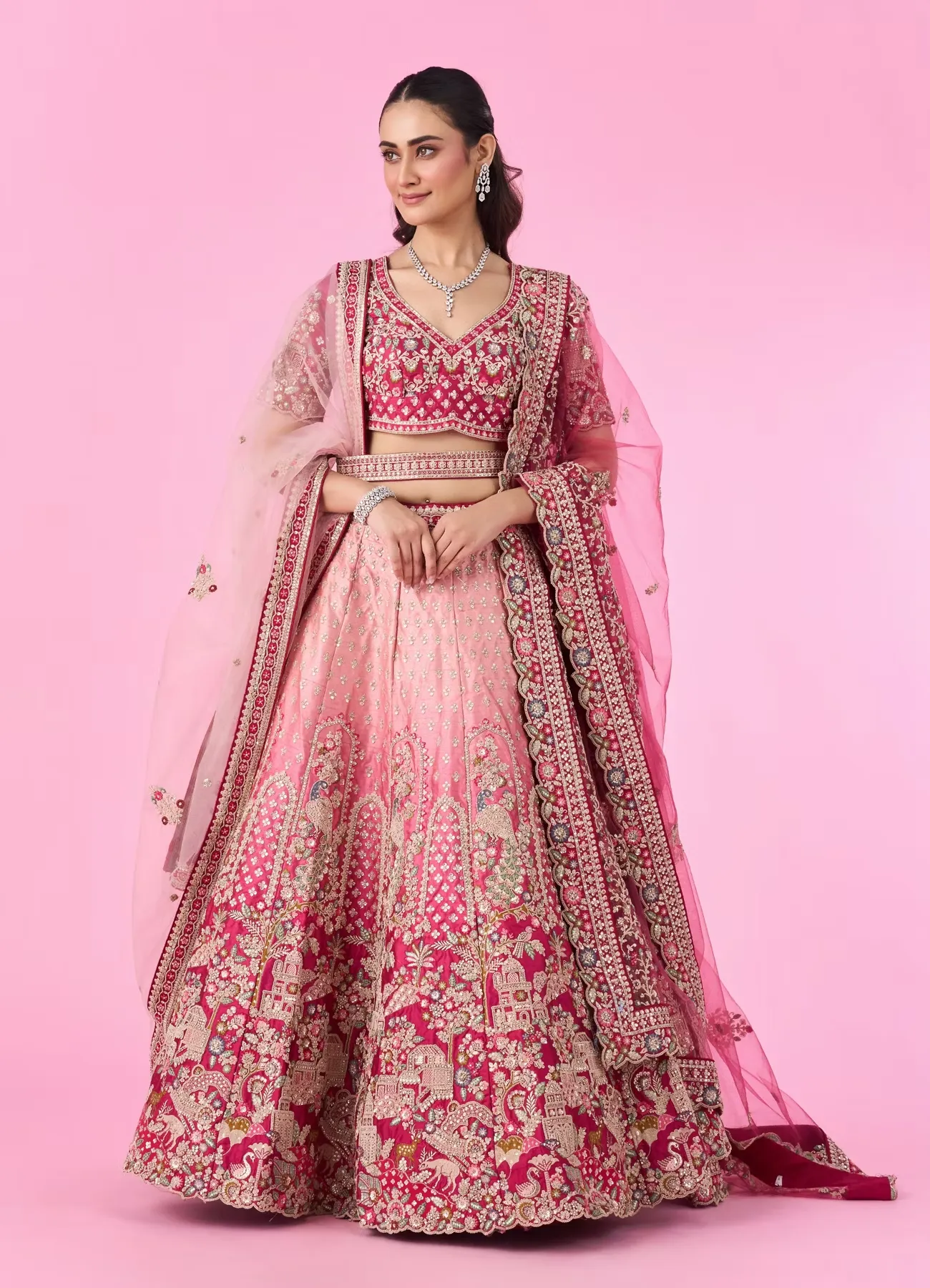 Pink Radiance Bridal Lehenga